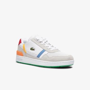 Lacoste T-Clip Lacoste x Polaroid Sneakers Pánské - Tenisky Bílé / Zelene | CZ-v397ks